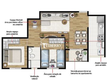 Planta 50 m 2 dorms